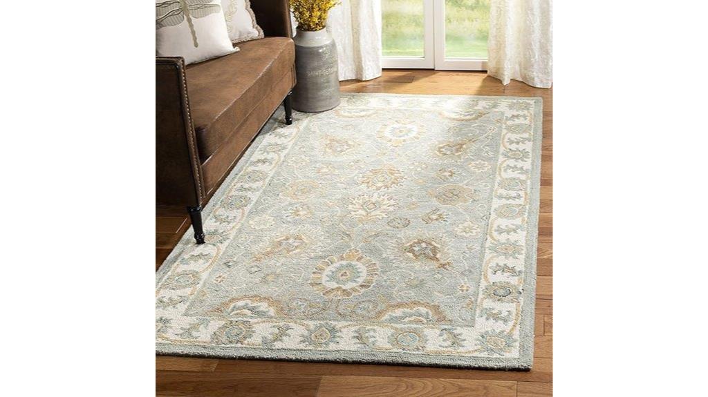 elegant wool rug design