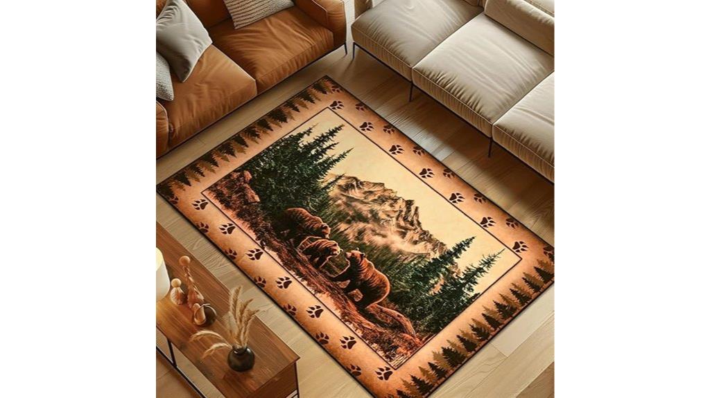 farmhouse style living rug