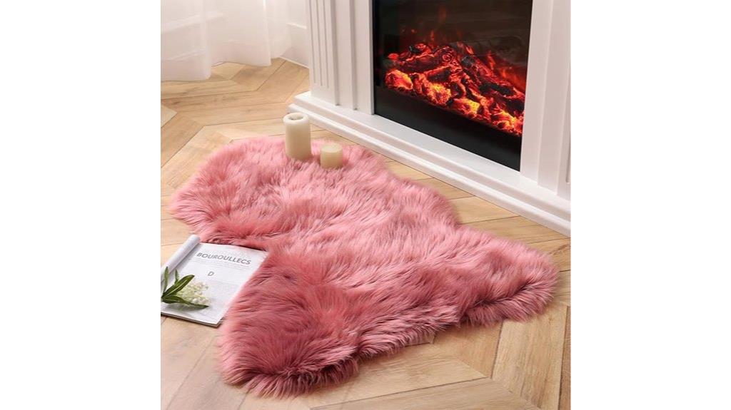 faux fur shag rug