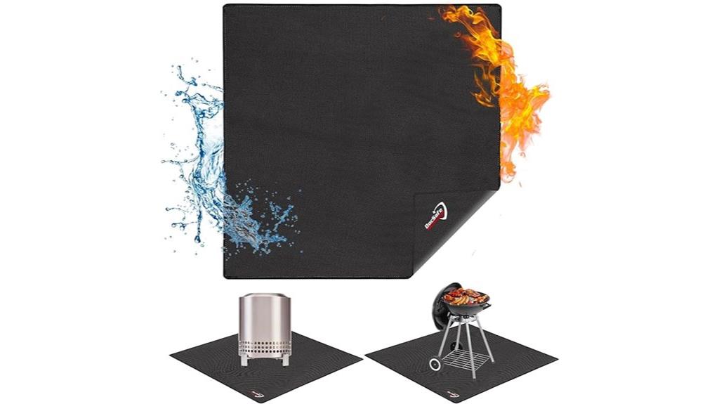 fire pit mat for safety