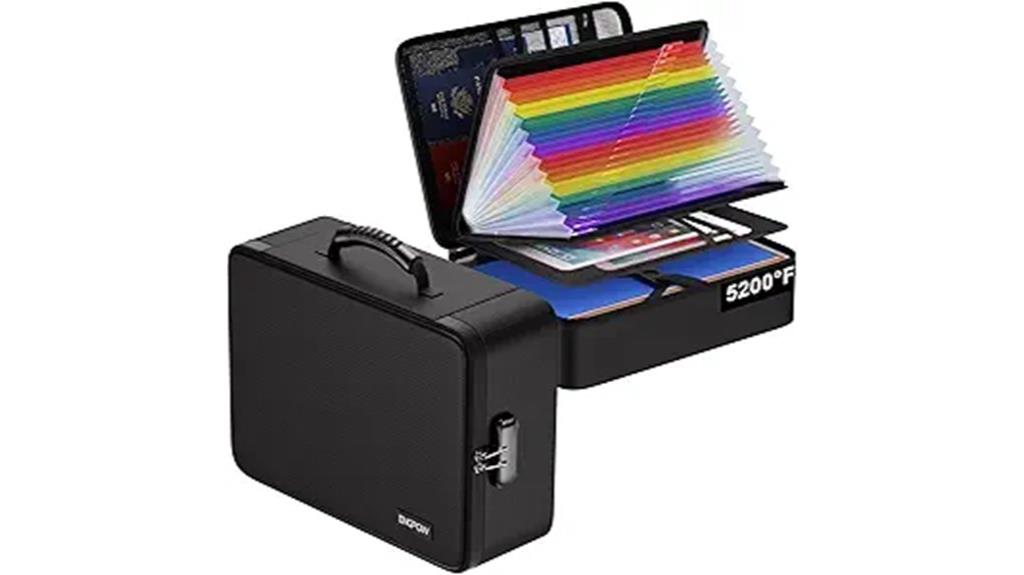 fireproof document storage box