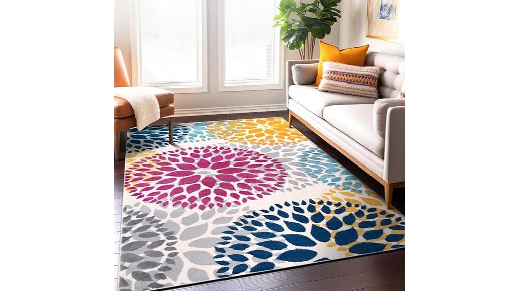 floral circle rug 10x14