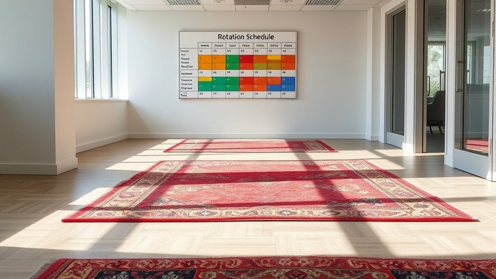 focus on high traffic areas