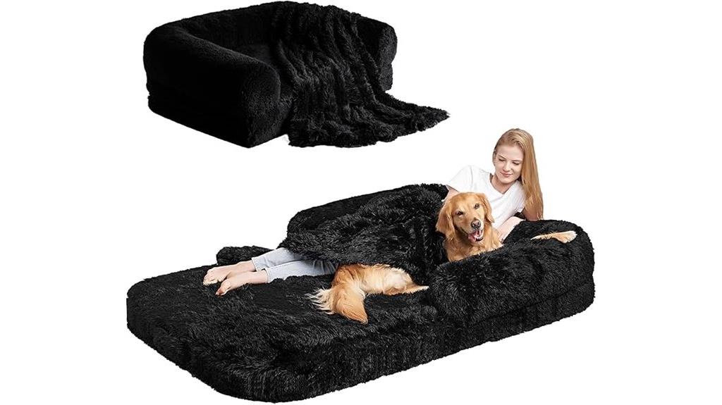 foldable human dog bed
