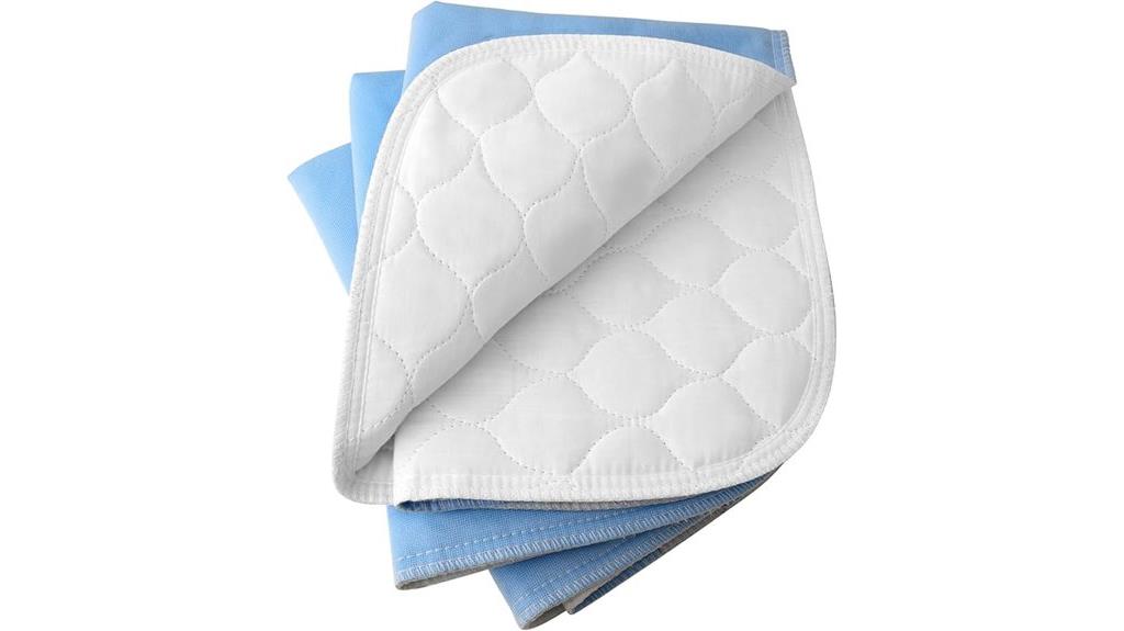 four layer quilted bed pads