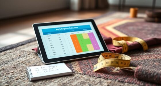 free rug size calculator
