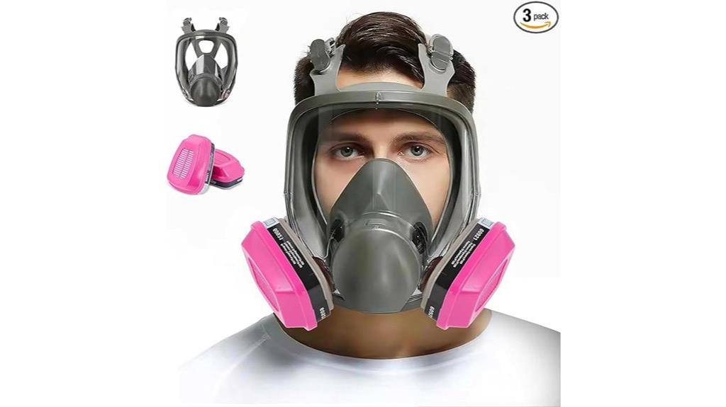 full face mask with filters