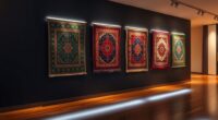 gallery inspired rug lighting