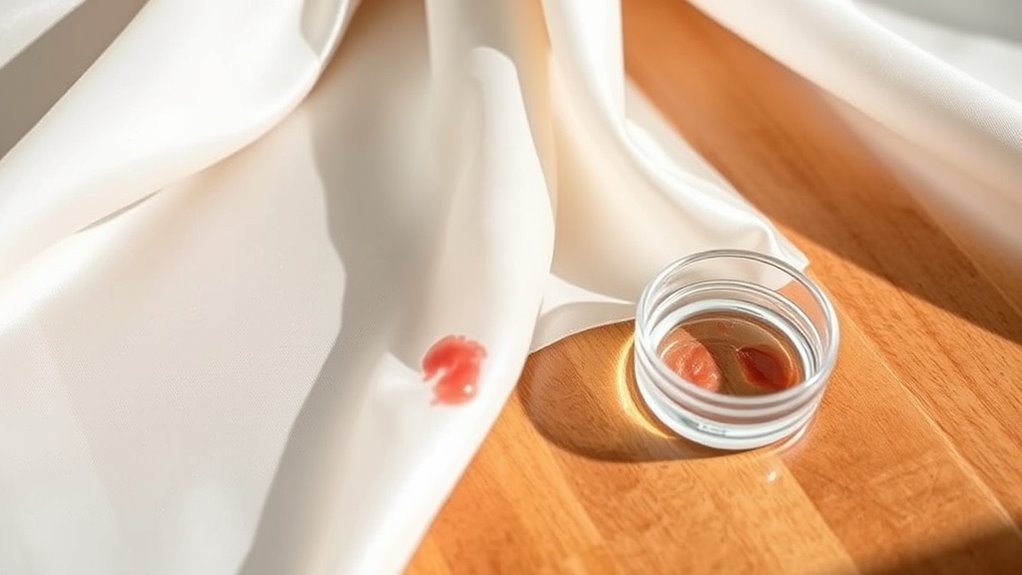 gentle effective silk stain removal