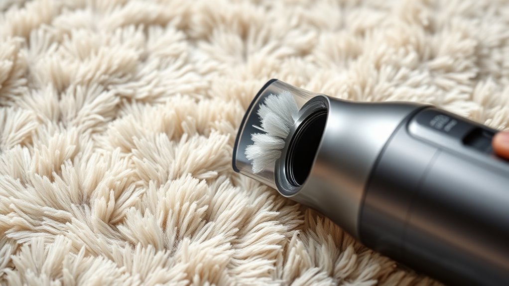 gentle vacuuming for silk