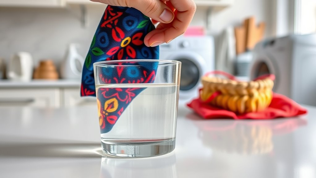 gentle washing preserves color