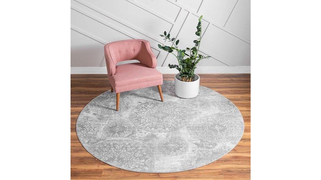 grand light gray rug