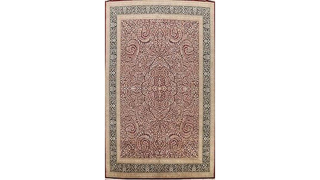hand knotted wool rug
