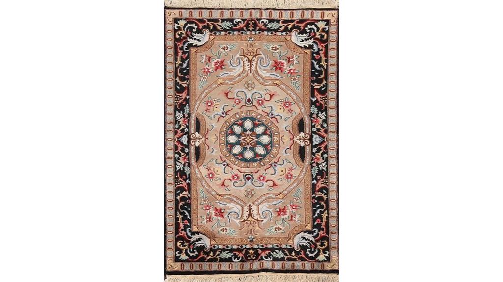 hand knotted wool rug