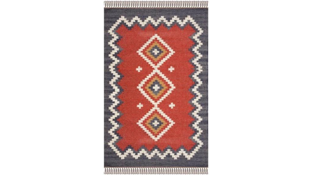 handmade afghan tribal rug
