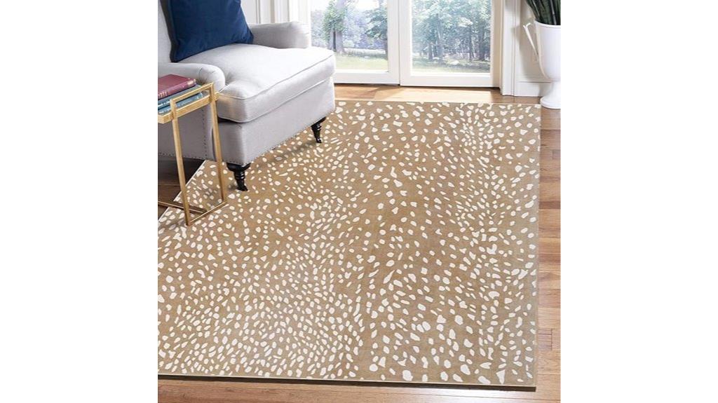 handmade contemporary animal rug