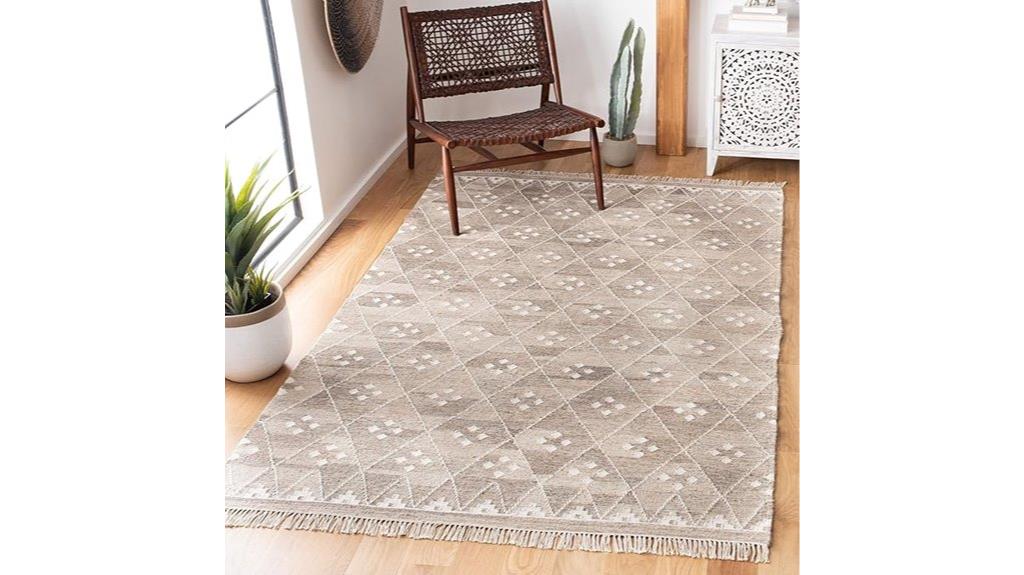 handmade moroccan wool rug