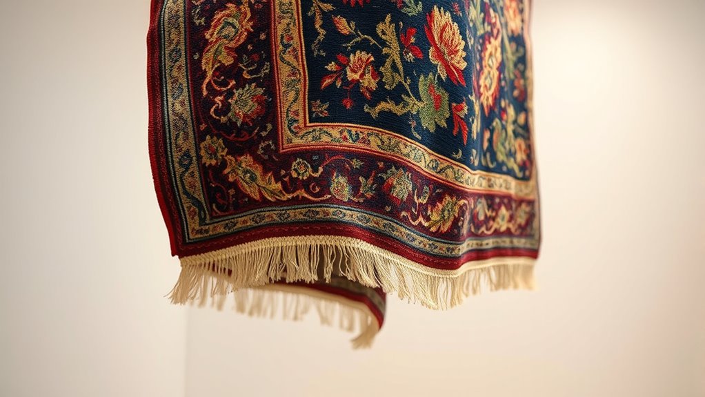 hanging antique rugs safely