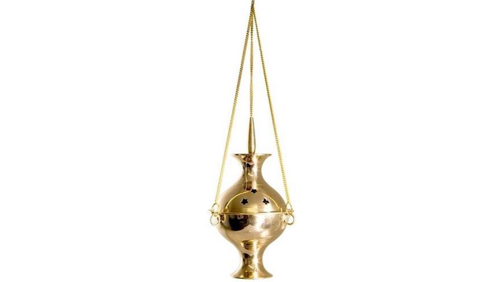 hanging incense burner 6 inch