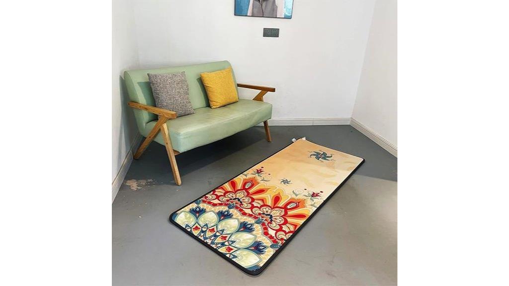 heated portable yoga mat