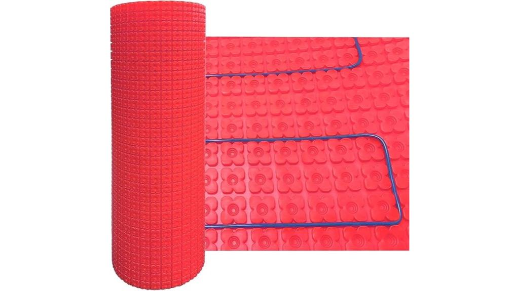 heating cable underlayment membrane