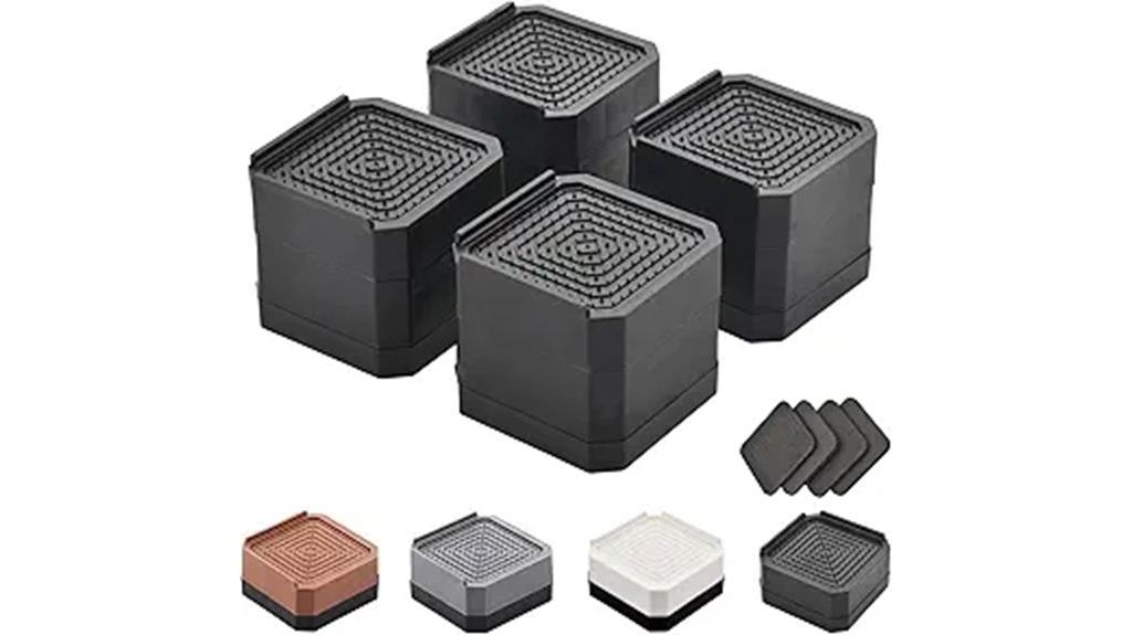 heavy duty adjustable bed risers