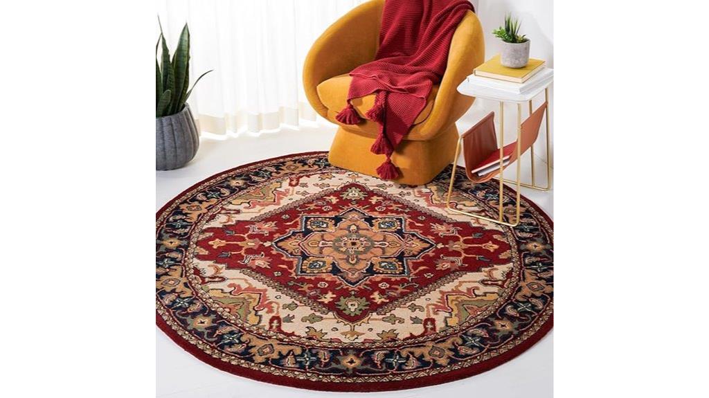 heritage collection red rug