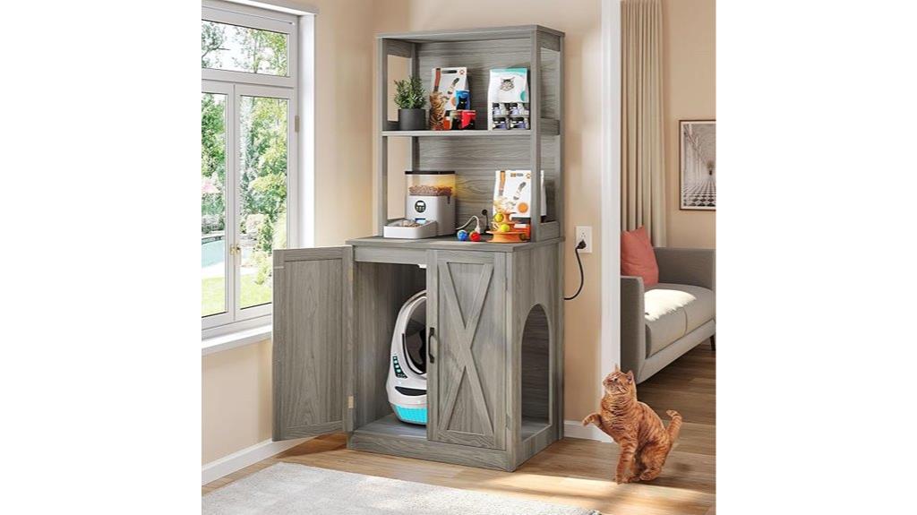 hidden cat litter furniture