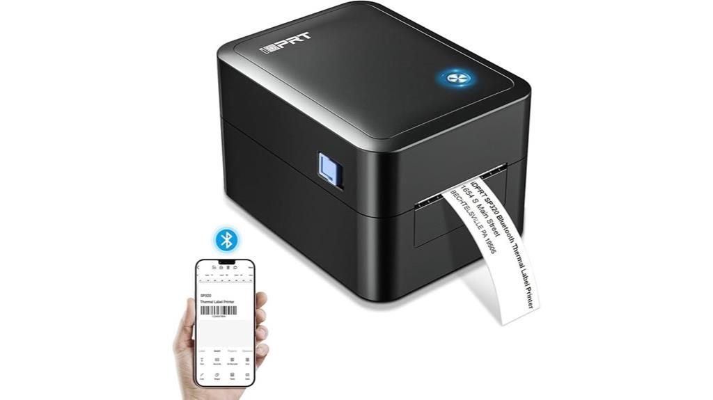 high speed bluetooth label printer