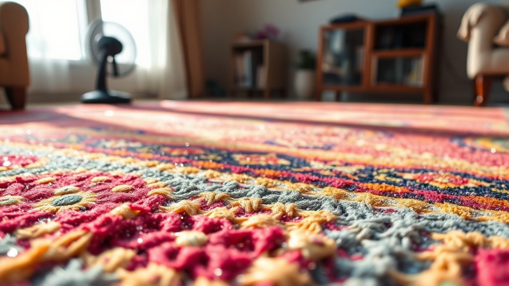 humidity impacts rug fibers