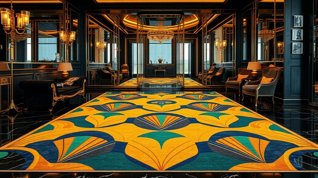 iconic art deco rug designs