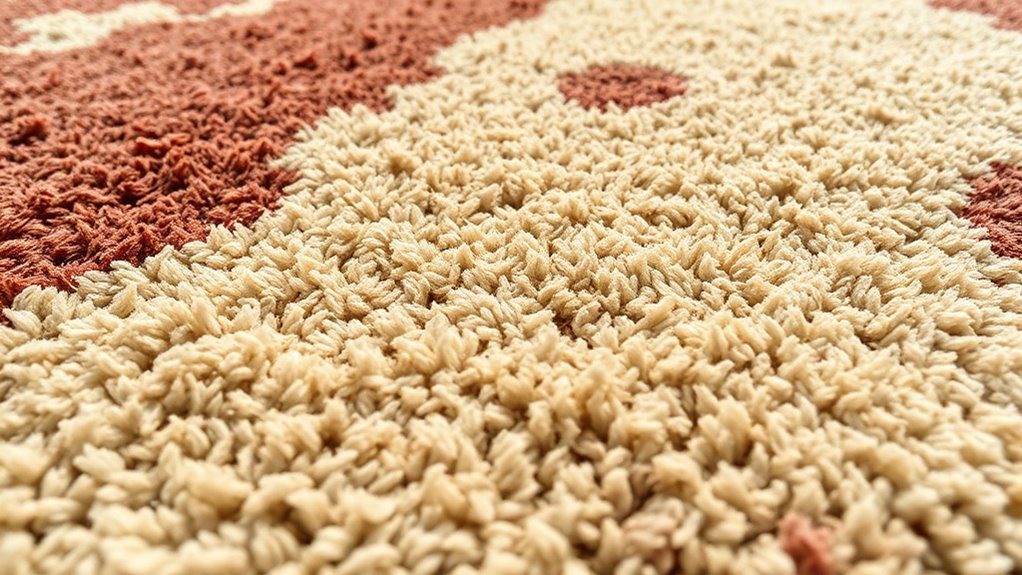 identifying rug wear patterns