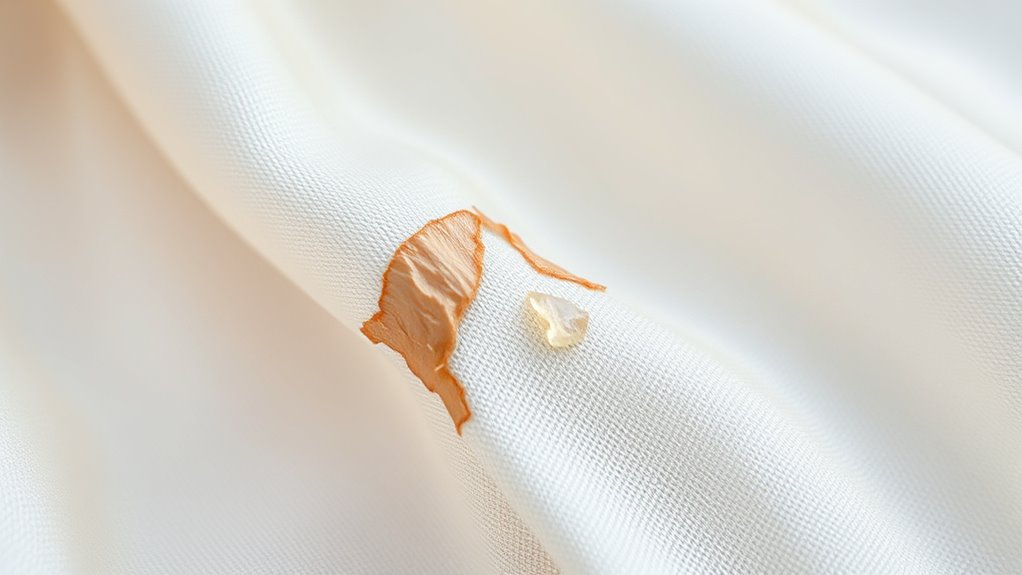 incorrect cleaner damages silk