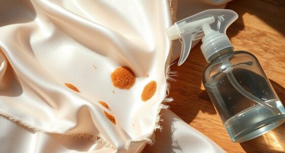 incorrect cleaner damages silk