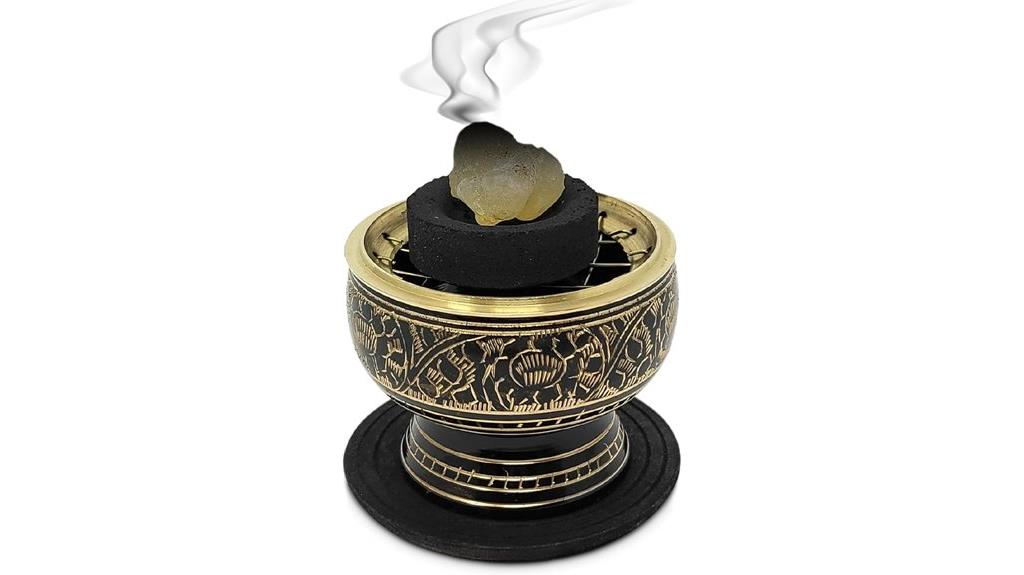 indian brass incense burner