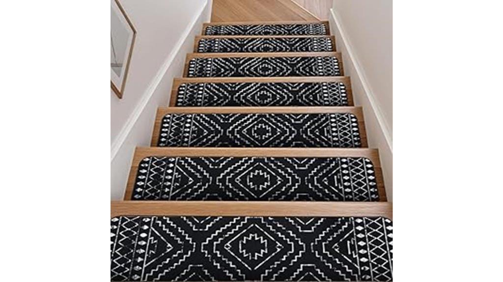 indoor wooden stair treads