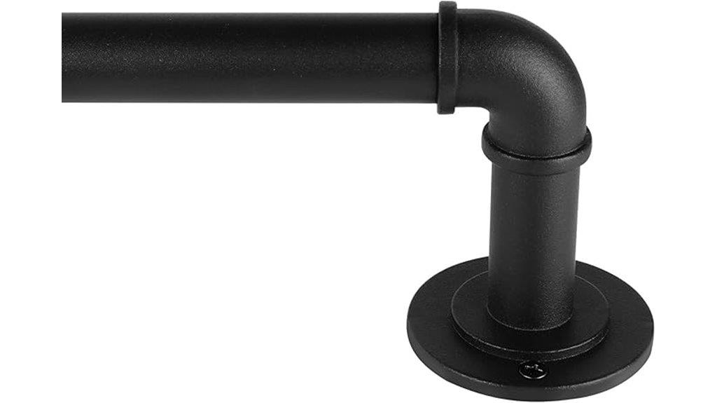 industrial blackout curtain rod