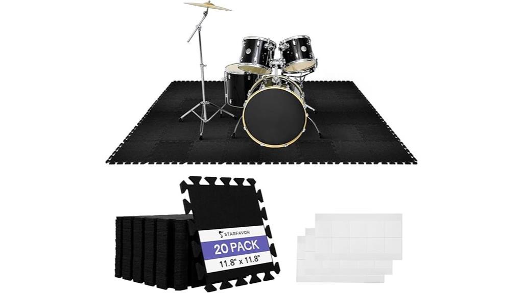 interlocking floor mats set