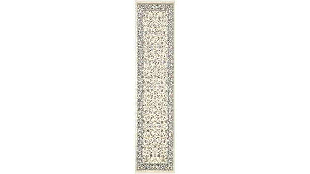 ivory blue area rug