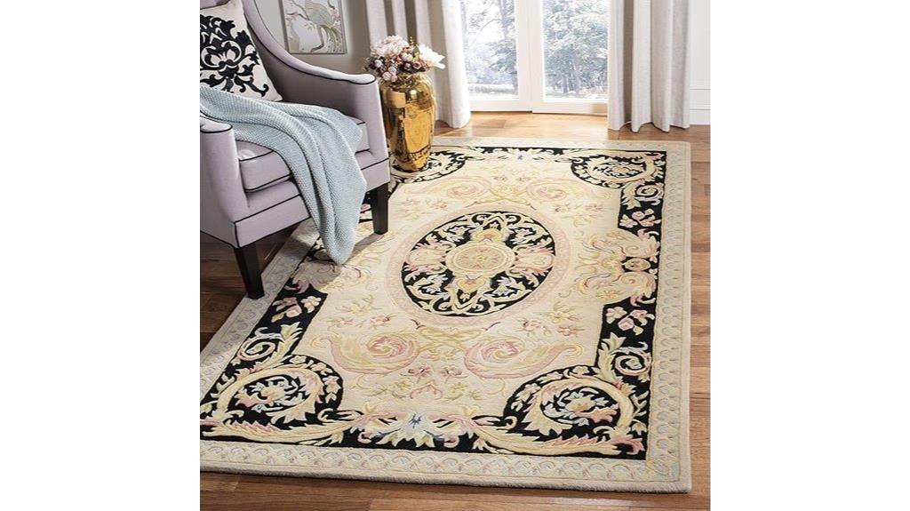 ivory gold classic rug