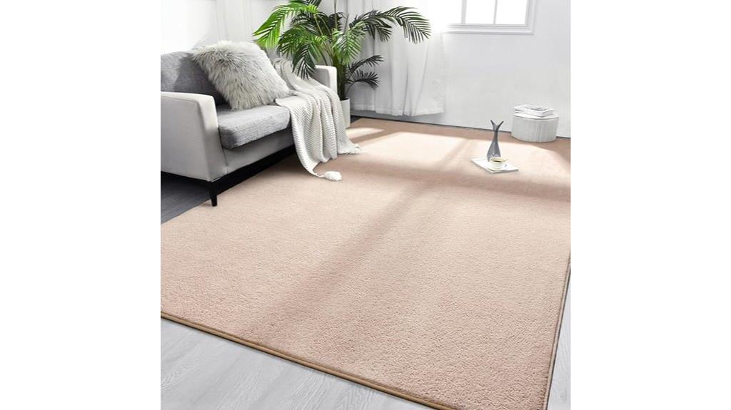 ivory memory foam rug