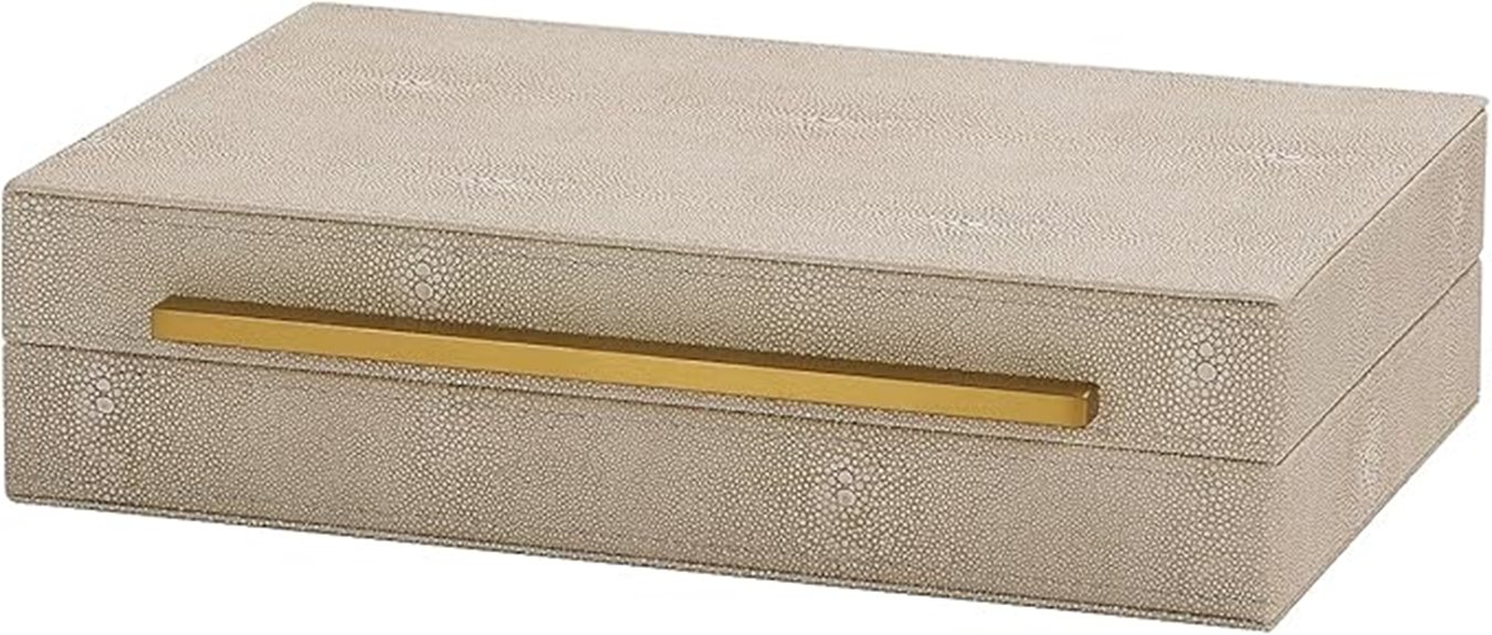ivory shagreen decorative box