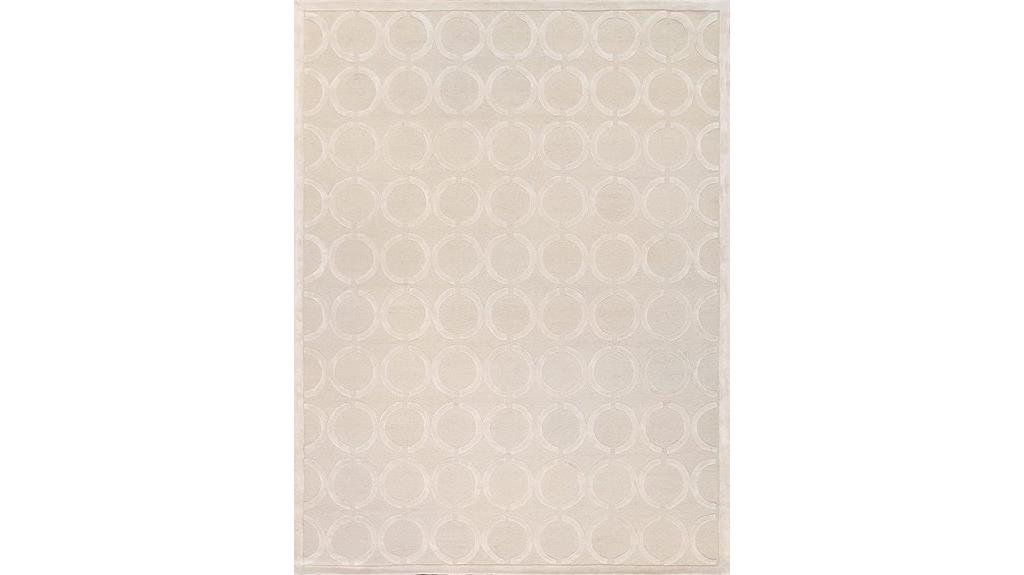 ivory wool hand tufted rug