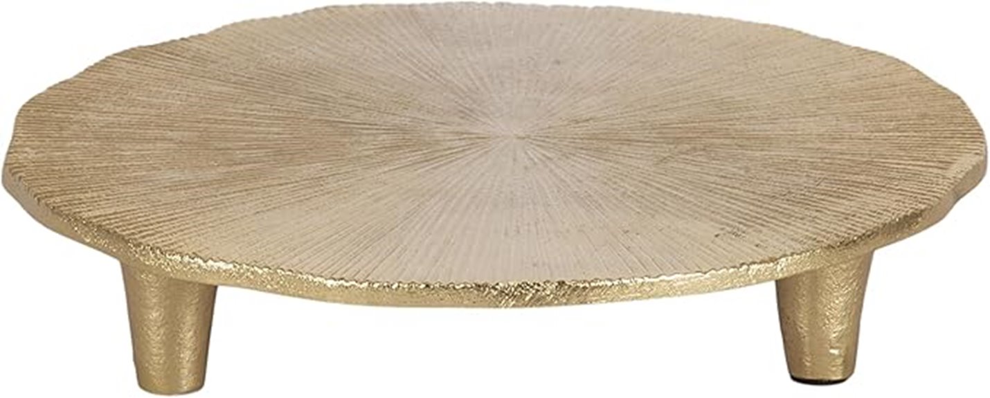 kate and laurel embossed tray