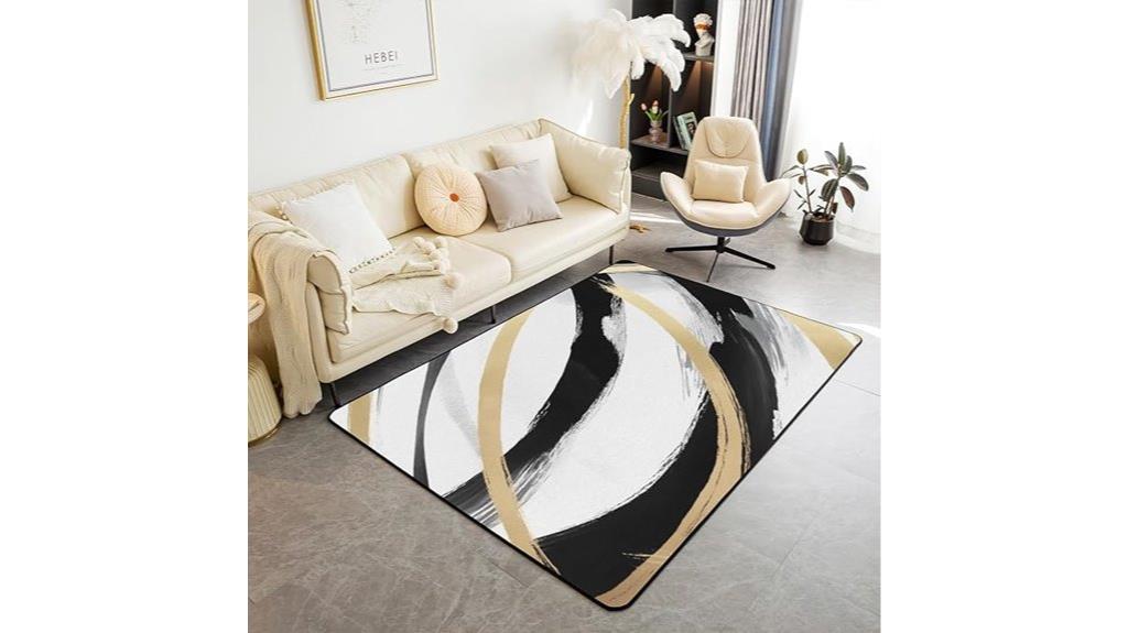 kids abstract area rug