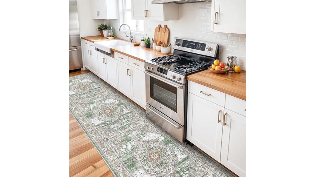 kitchen runner rugs washable anti slip