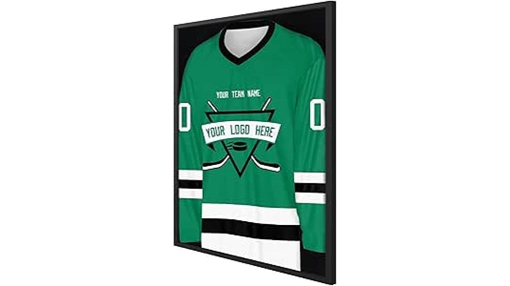 large black wood frame