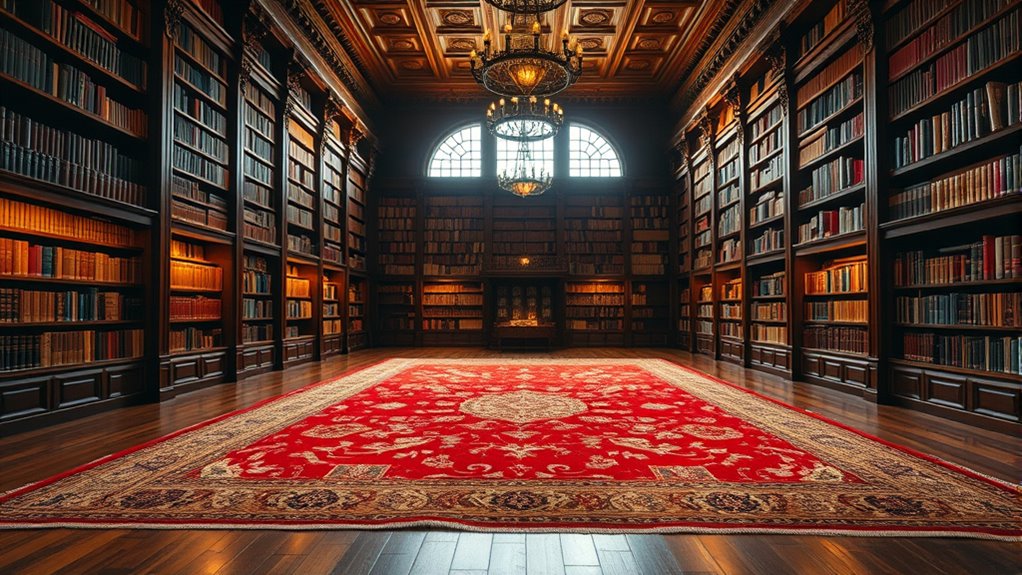 large dense sound absorbing rugs