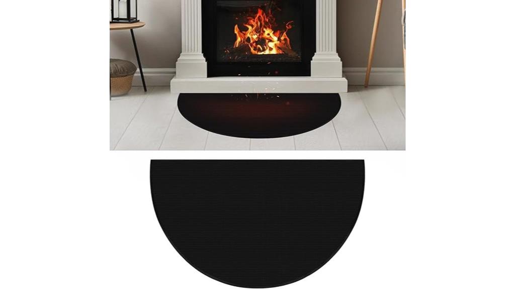 large fire resistant hearth mat