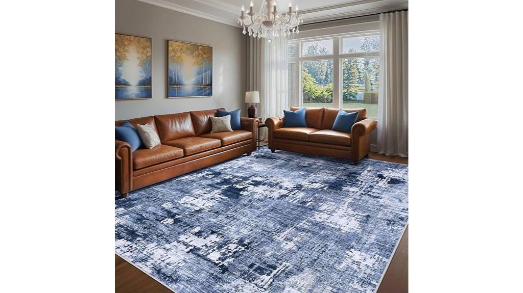 large modern washable rug